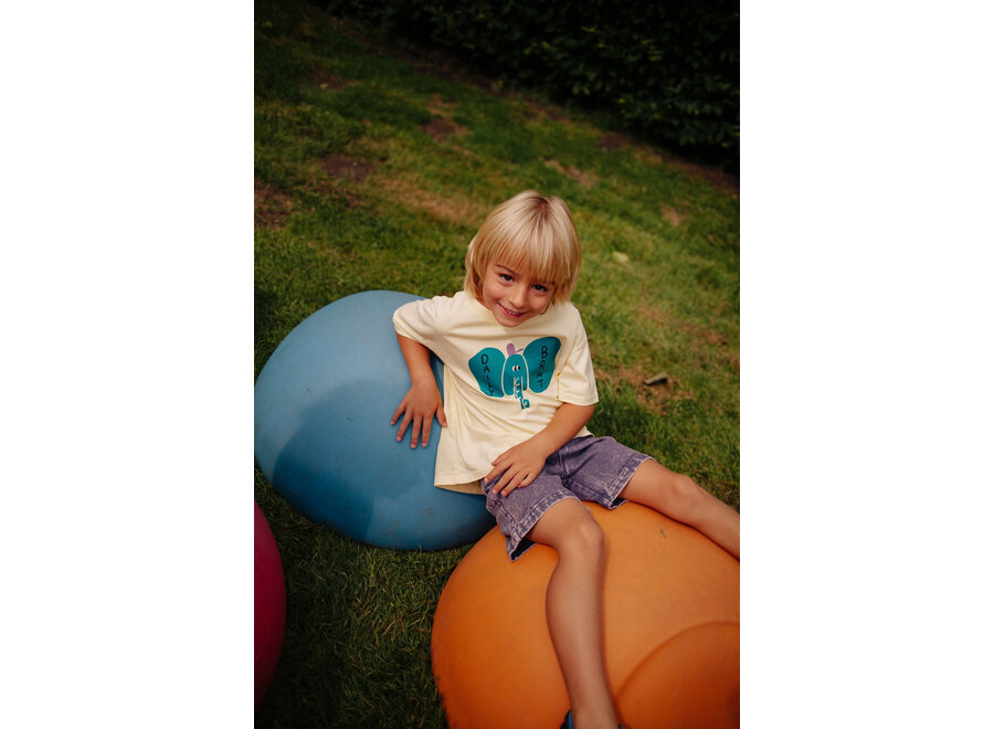 Elefancy T-shirt - Pale banana