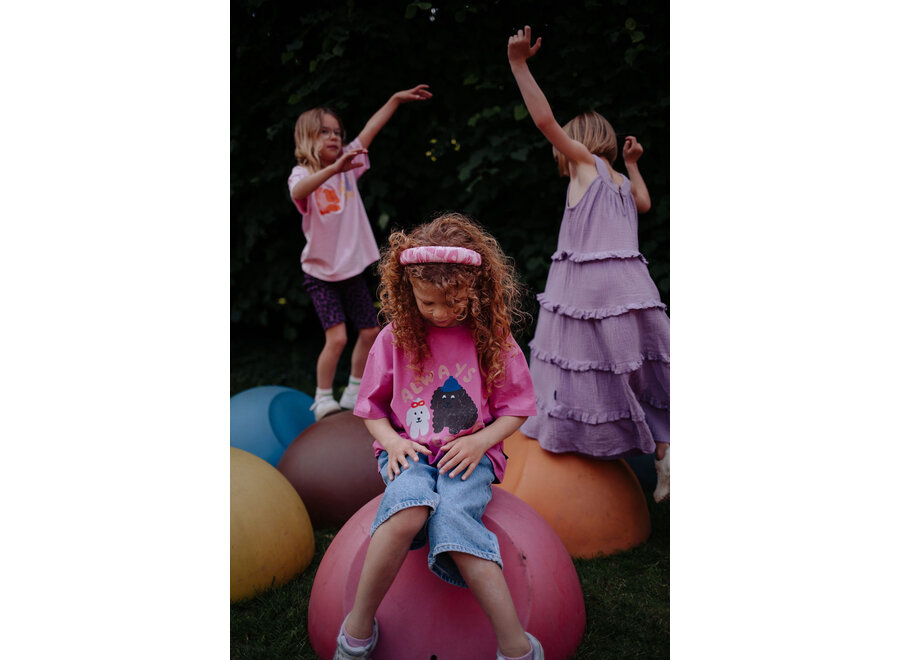 Always together T-shirt - Rose rebel