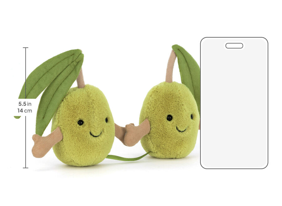 Amuseables pair of olives