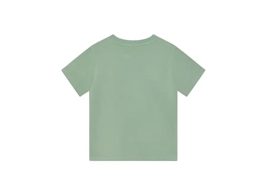 T-shirt basic badge - Green milieu