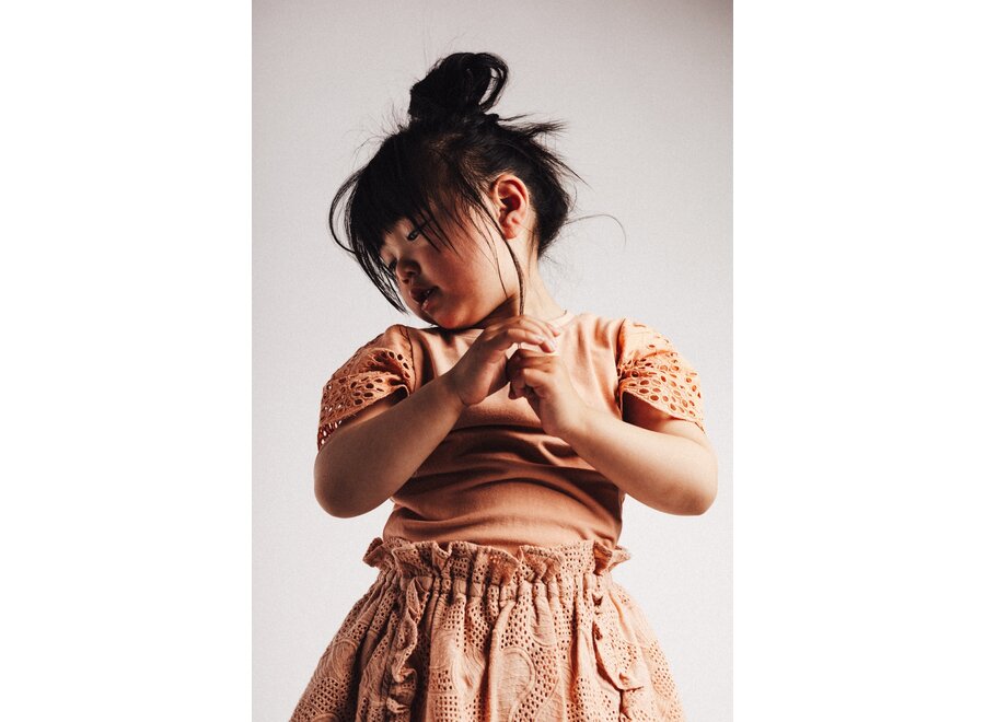 Bless T-shirt - Rose café