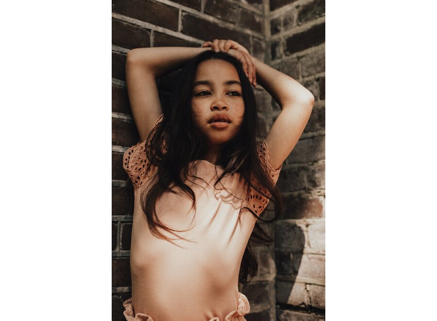 Bless T-shirt - Rose café