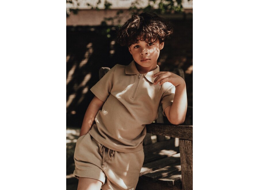 Hervas polo - Taupe café