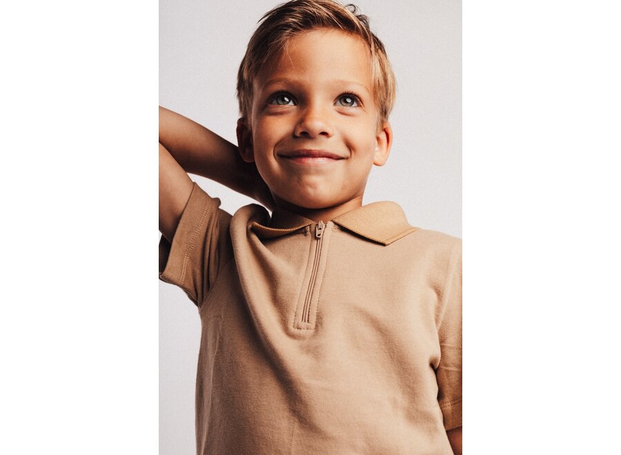 Hervas polo - Taupe café