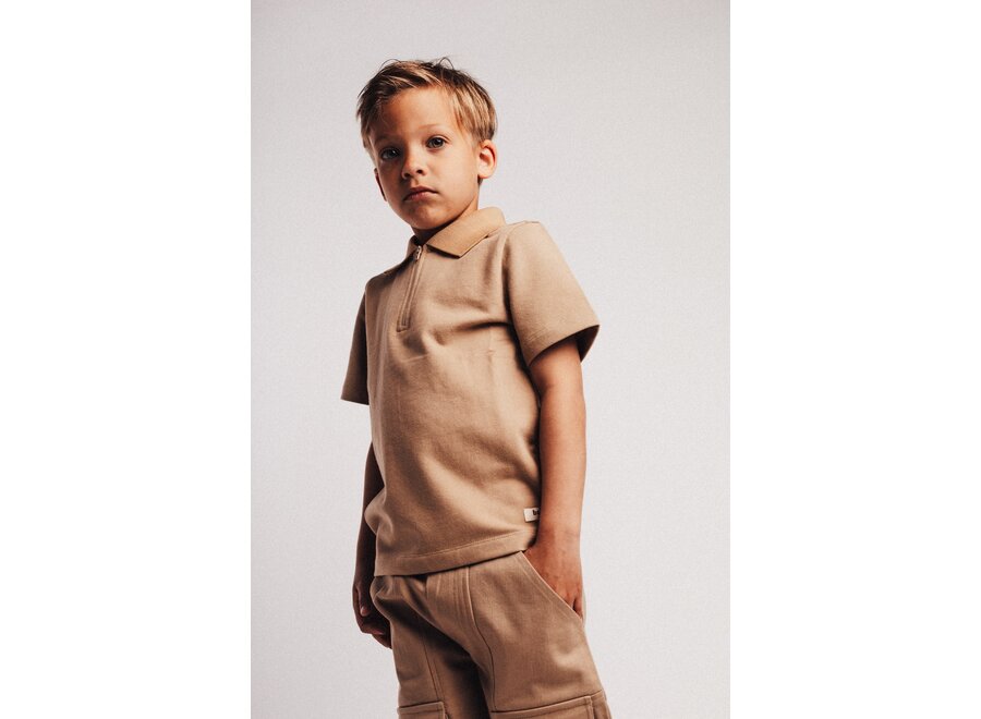 Hervas polo - Taupe café