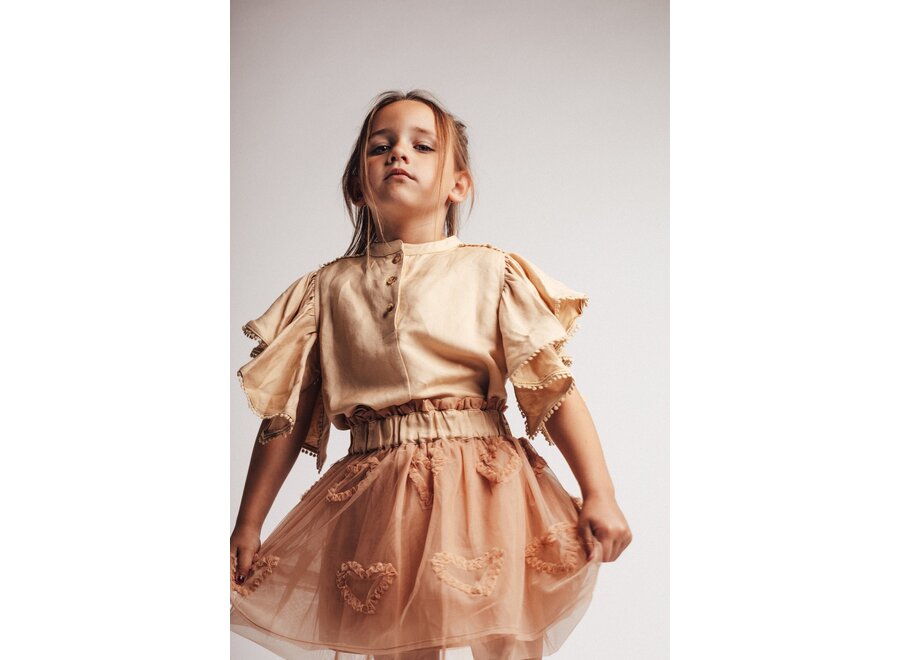 Cedeira rok - Rose café/ hearts