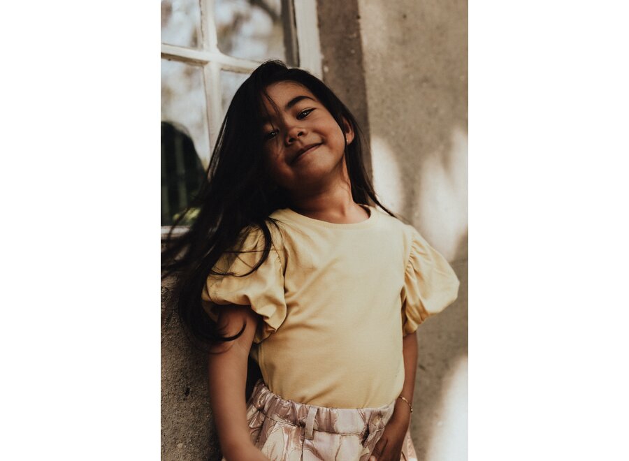 Valencia T-shirt - Yellow fade