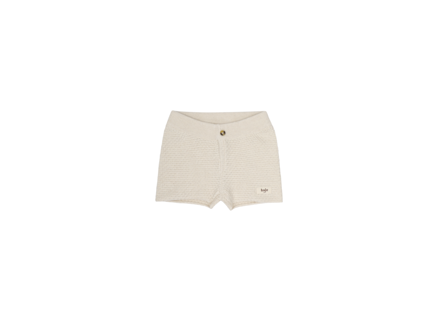 Uriz gebreide short - Off white