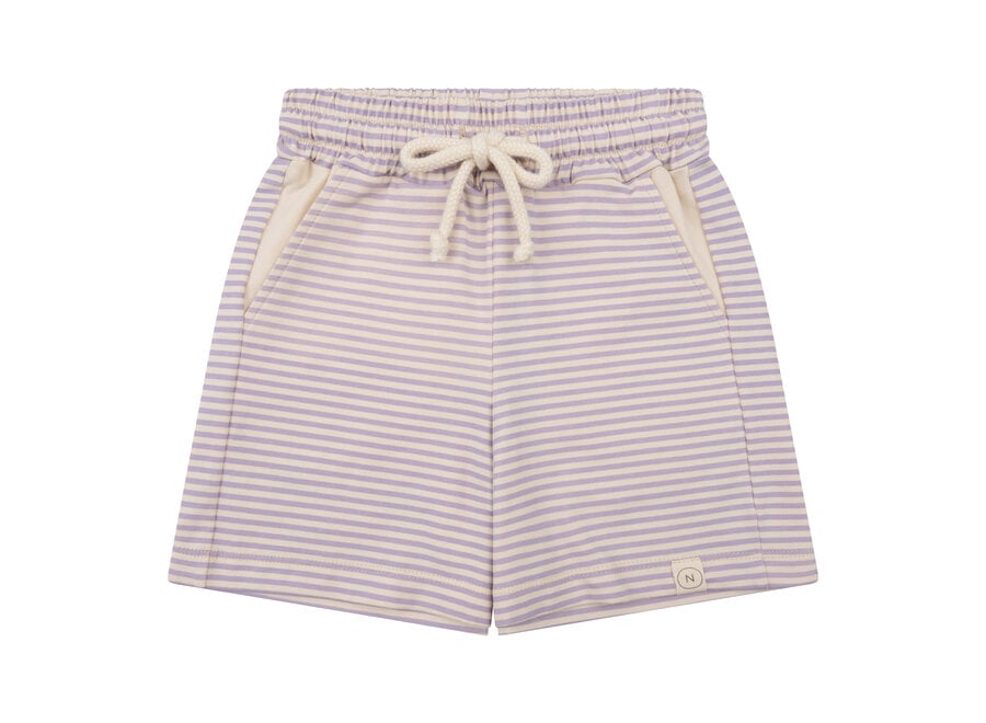 Niels short - Lila stripe