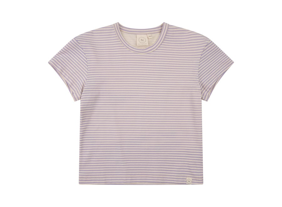 Sem T-shirt - Lila stripe