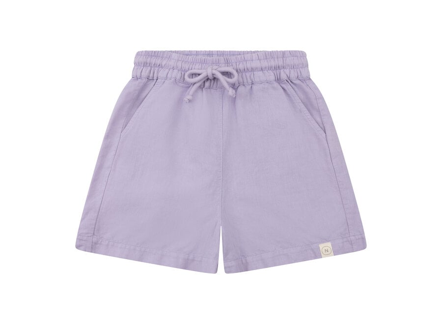 Niels short linnen - Lila