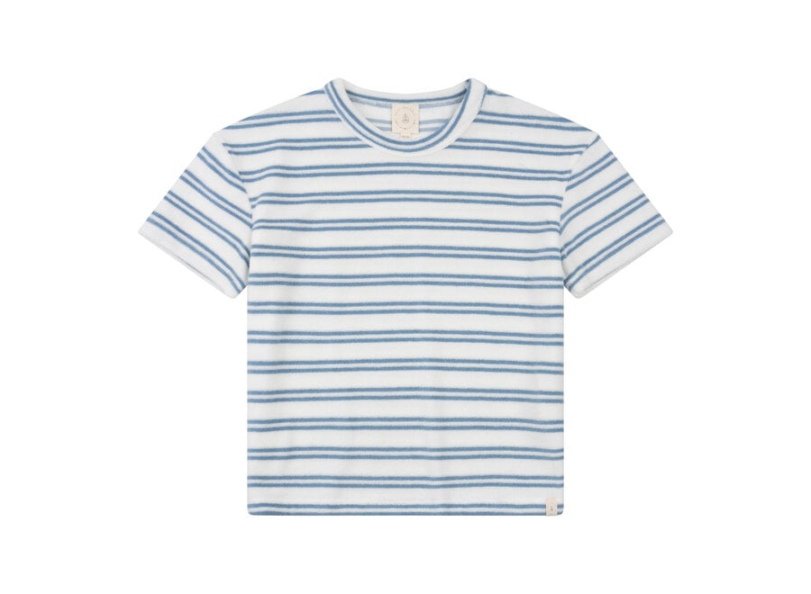 Sem T-shirt bath terry - Blue stripe