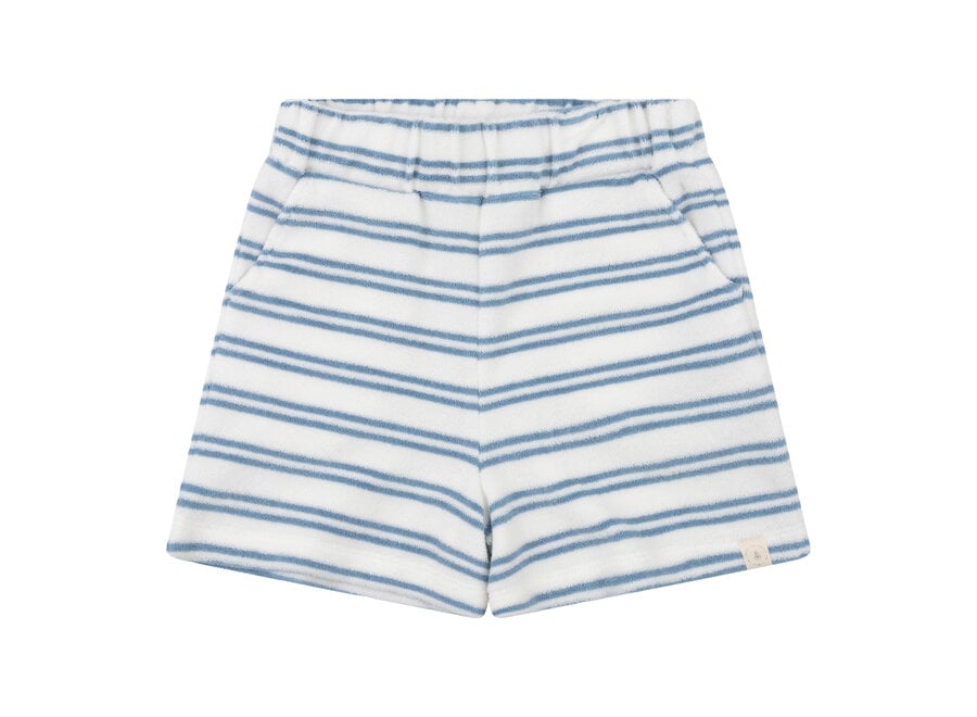 Niels short bath terry - Blue stripe