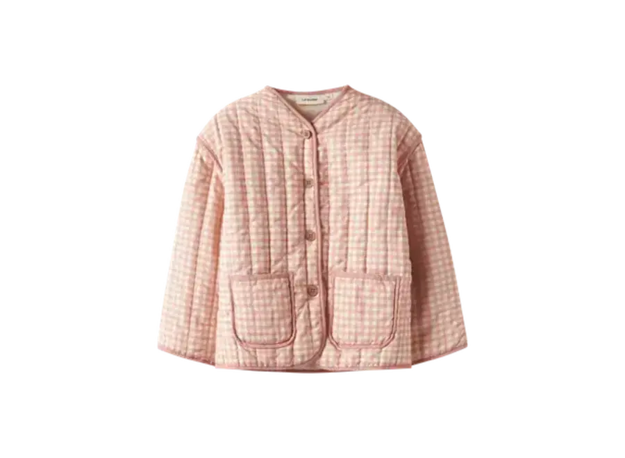 La Rose quilt jacket - Cameo rose/ sun