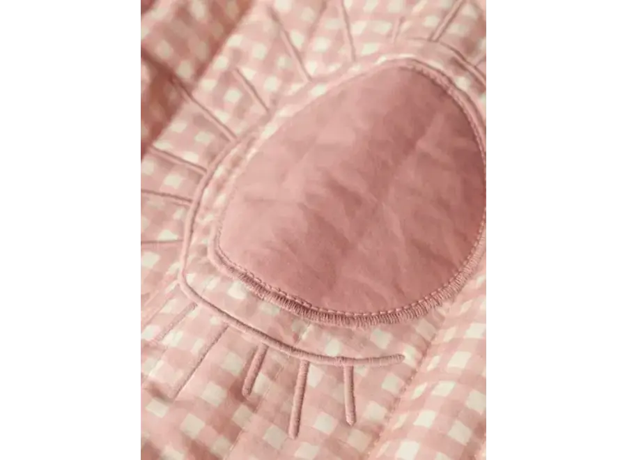 La Rose quilt jacket - Cameo rose/ sun