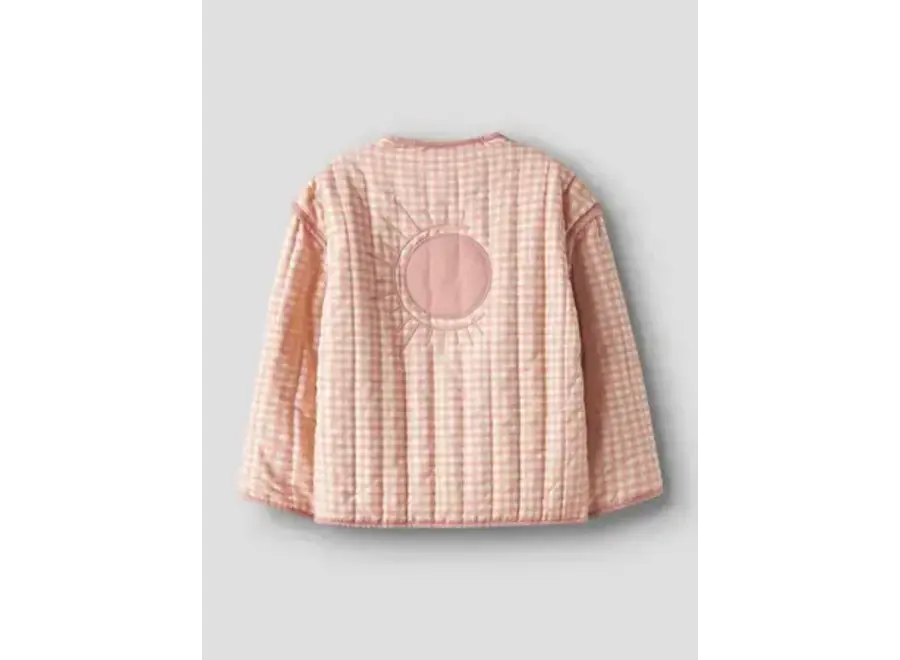 La Rose quilt jacket - Cameo rose/ sun