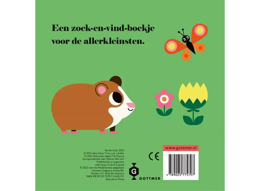 Kartonboekje - Poes waar ben je?