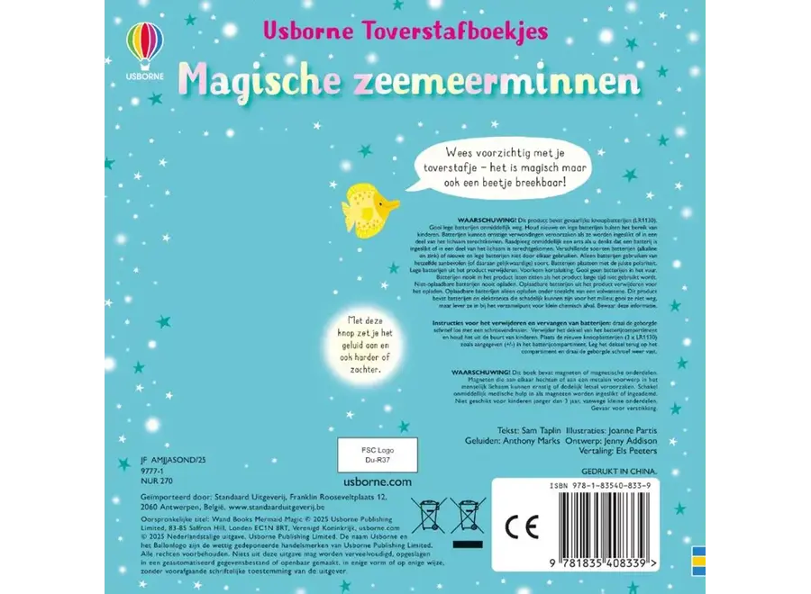 Geluidenboek - Magische zeemeerminnen (3+)