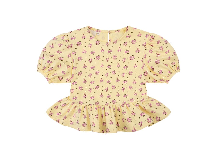 Rose top - Yellow flower