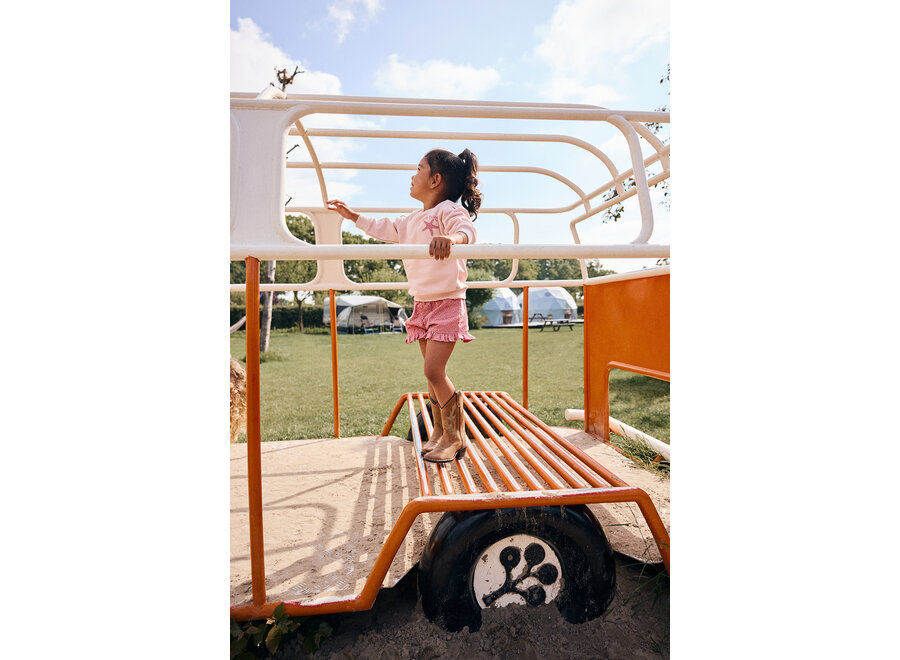 Sweater backprint - Silver pink