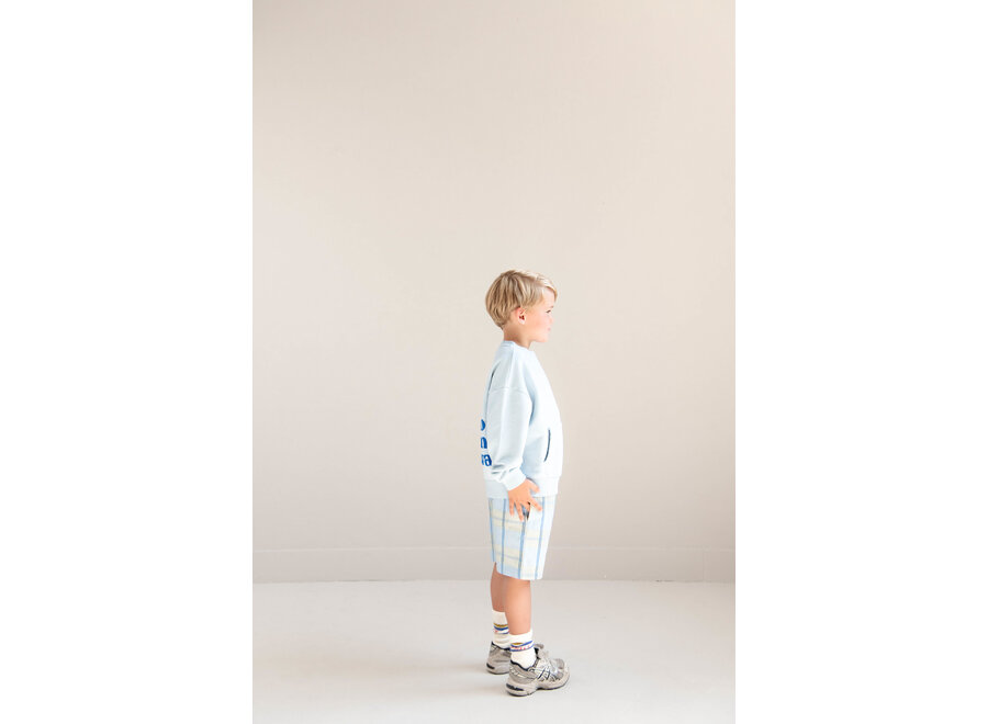 Hugo shorts - Water blue check