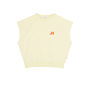 Joey sleeveless sweater - Soft yellow