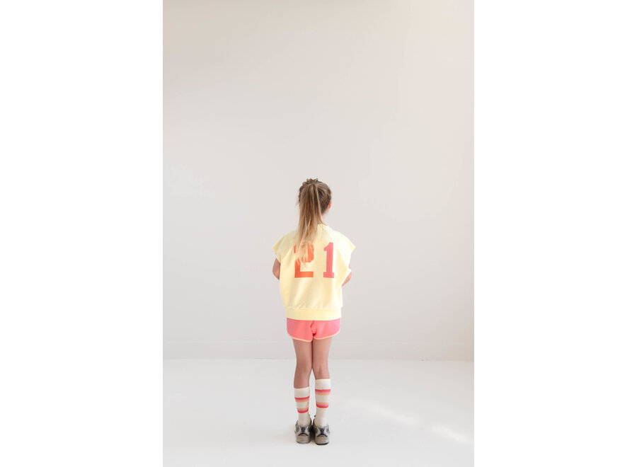 Joey sleeveless sweater - Soft yellow