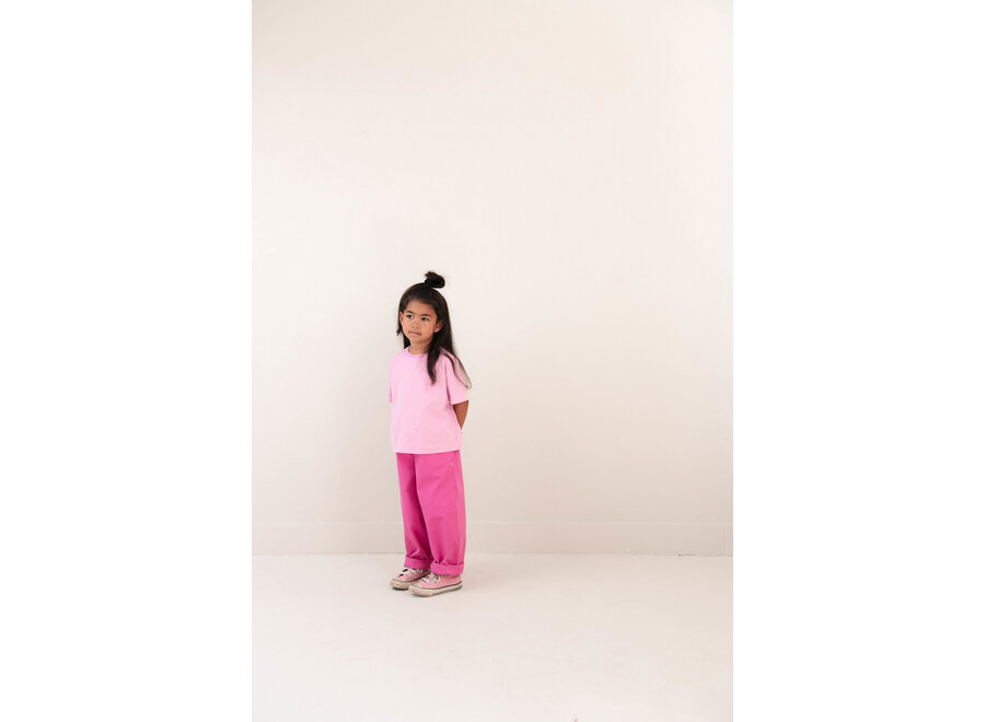 Livia T-shirt - Fuchsia pink