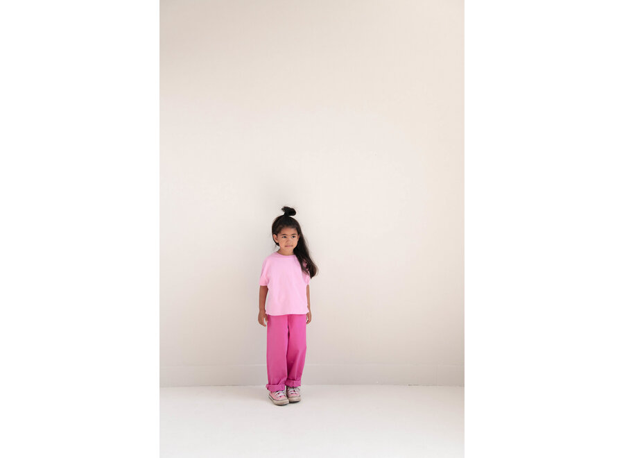 Livia T-shirt - Fuchsia pink