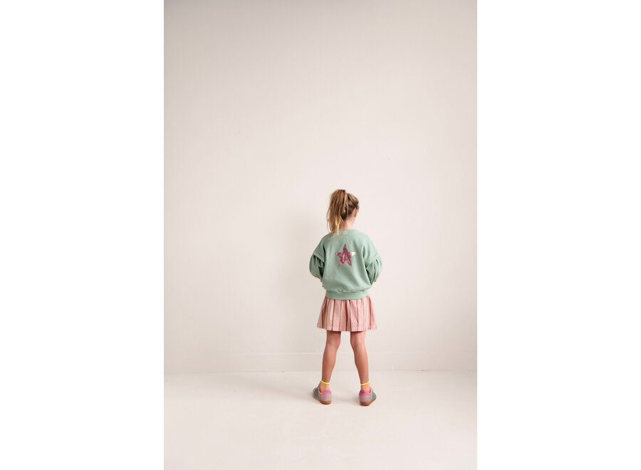 Sasha skirt - Peach rose stripe