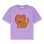 Barkie boo T-shirt - Paisley purple
