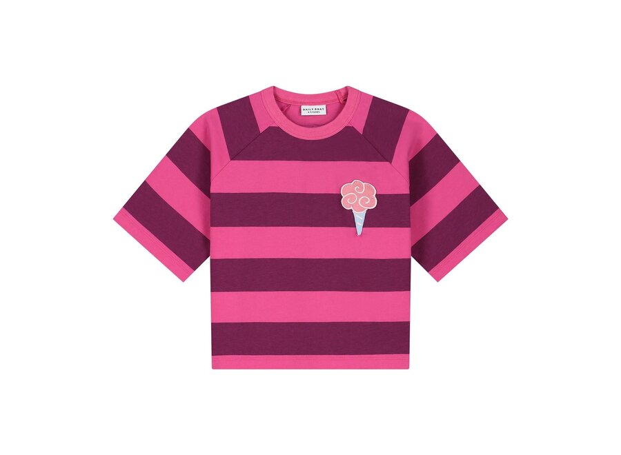 Striped ice cream - Plum