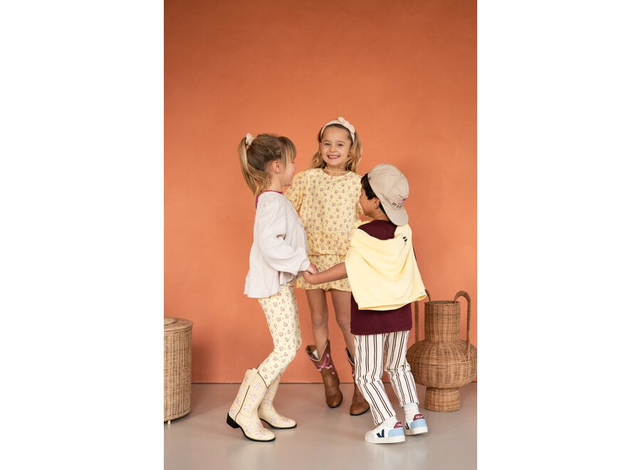 Rose top - Yellow flower