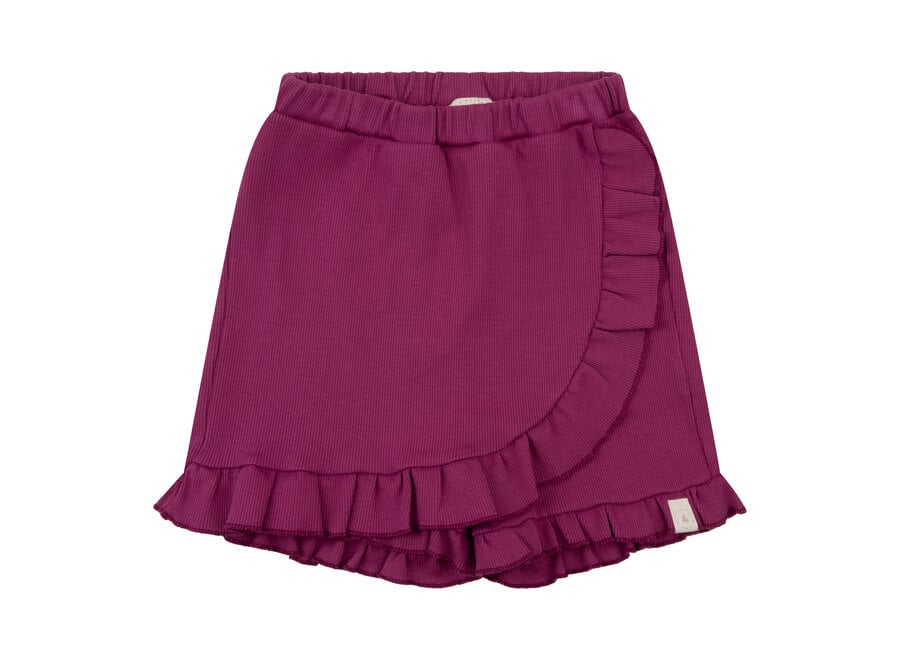 Holly skirt - Berry rib