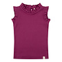 Ruffle top - Berry rib