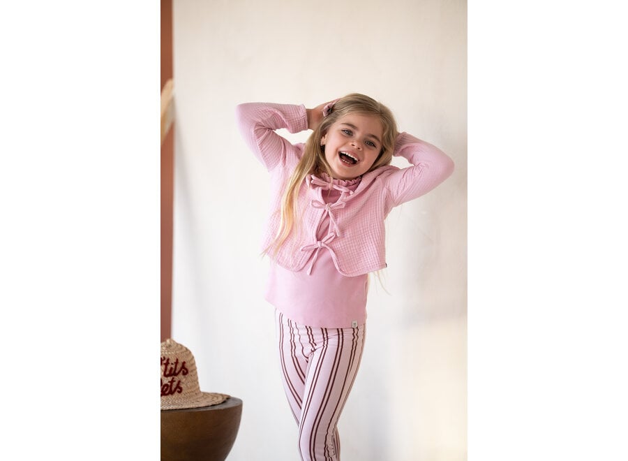 Holly top - Pink rib