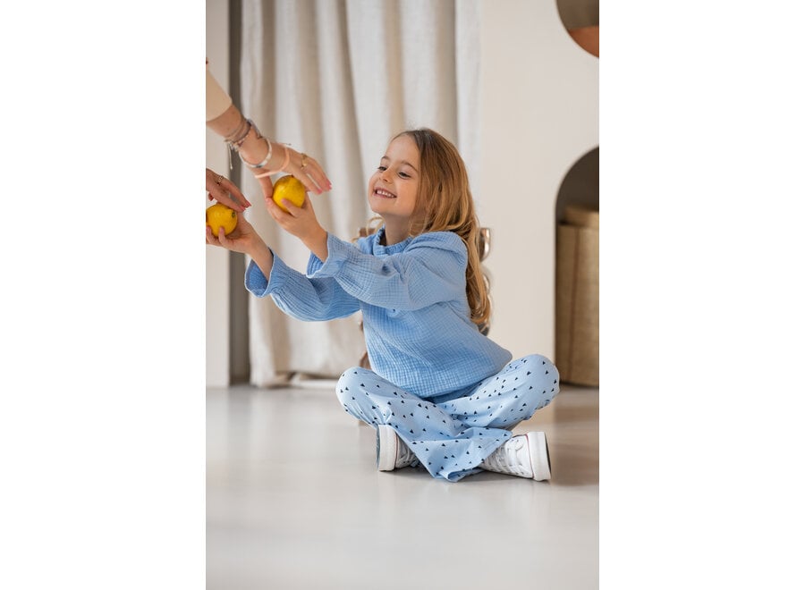 Be flared - Light blue hearts