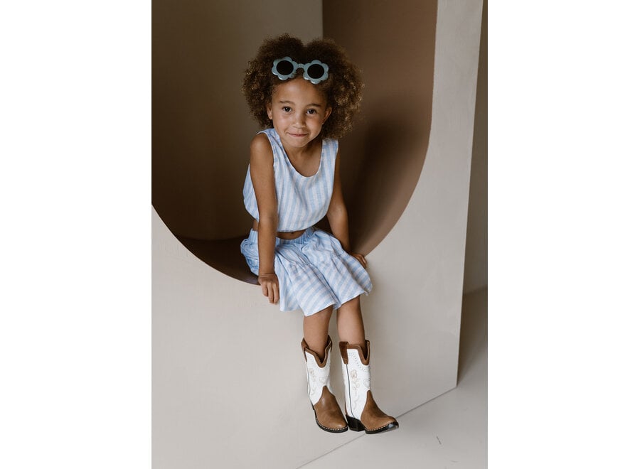 Pippa top - Blue stripe