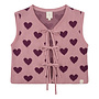 Heart gillet - Mauve purple