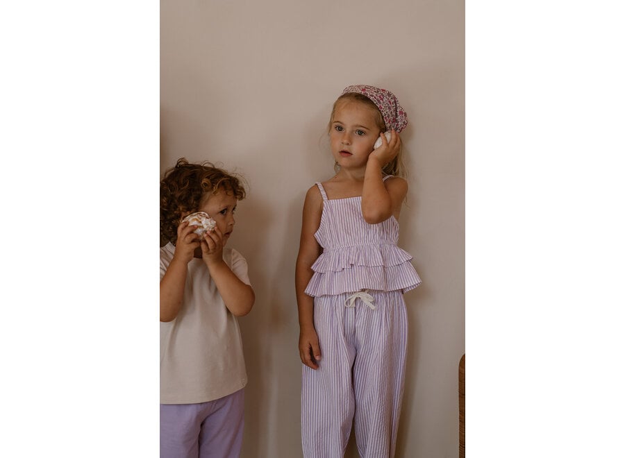 Mex pants - Lila stripe