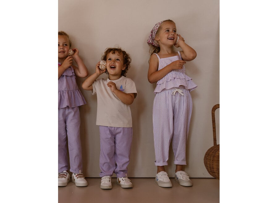 Mex pants - Lila stripe