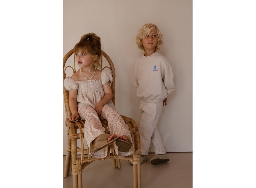 Mex pants - Almond mousseline