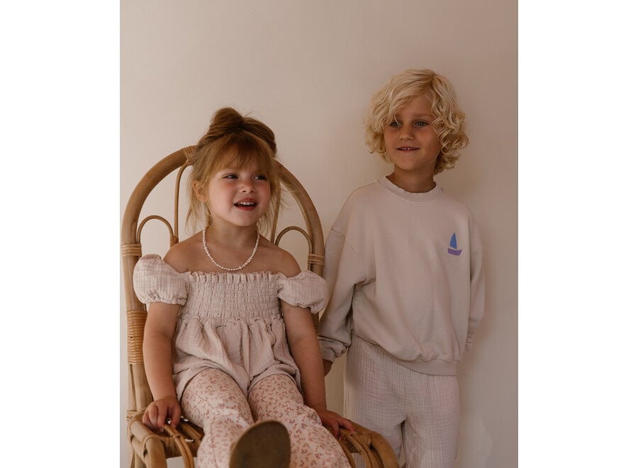 Mex pants - Almond mousseline