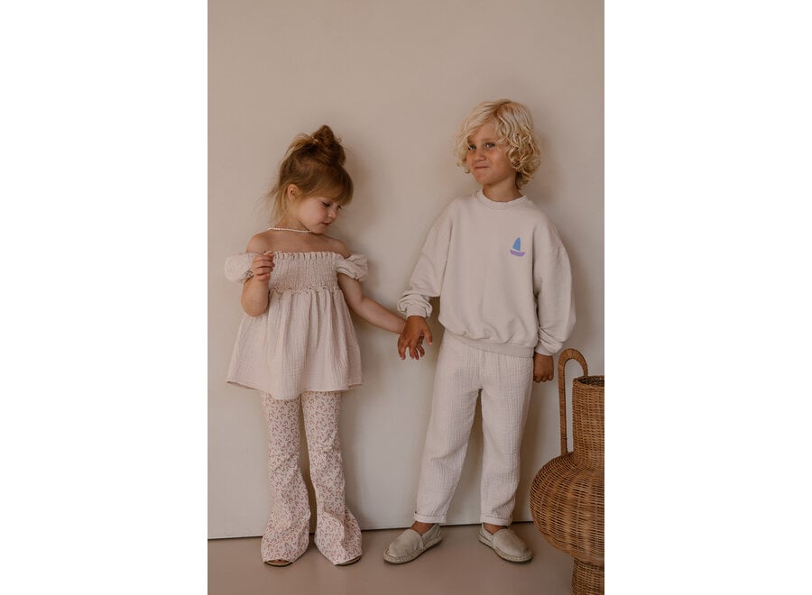 Mex pants - Almond mousseline