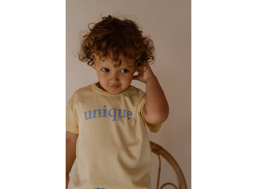 Sem T-shirt Unique - Butteryellow
