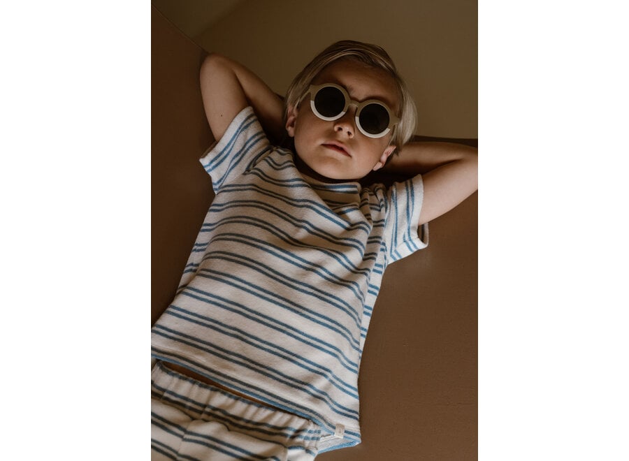 Niels short bath terry - Blue stripe