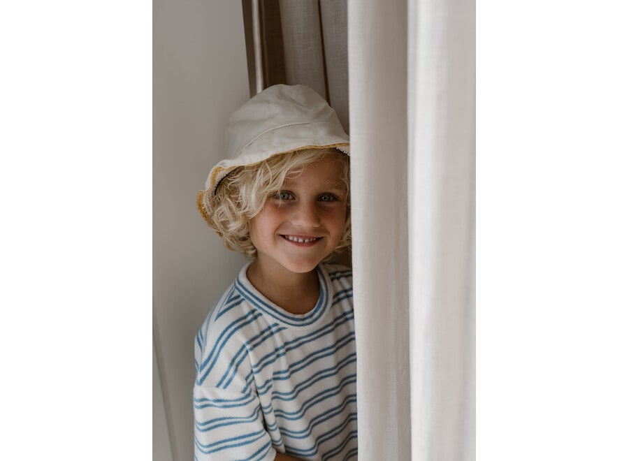 Sem T-shirt bath terry - Blue stripe