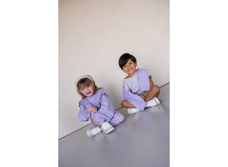 Sem T-shirt - Lila stripe