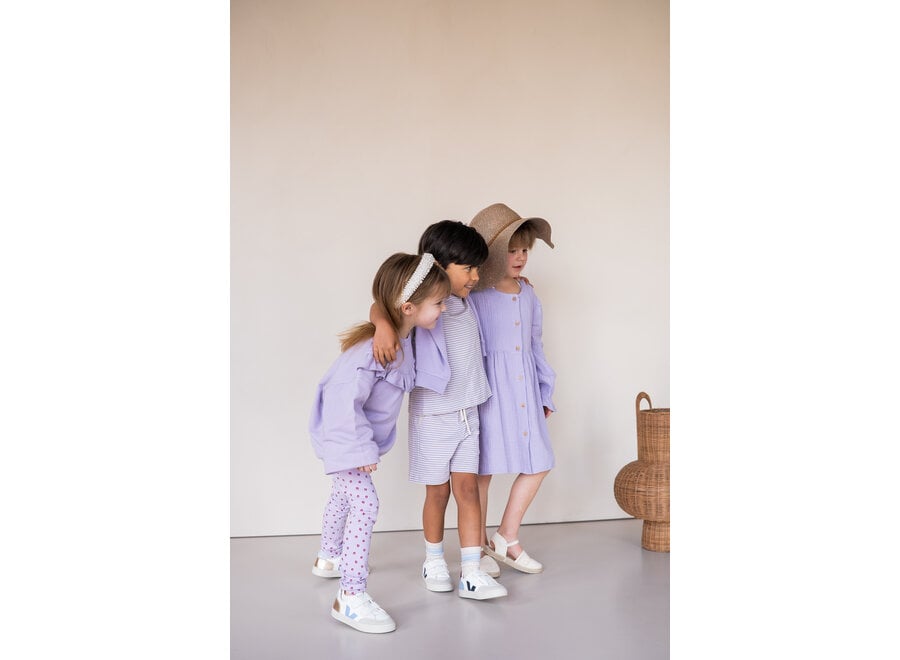 Niels short - Lila stripe