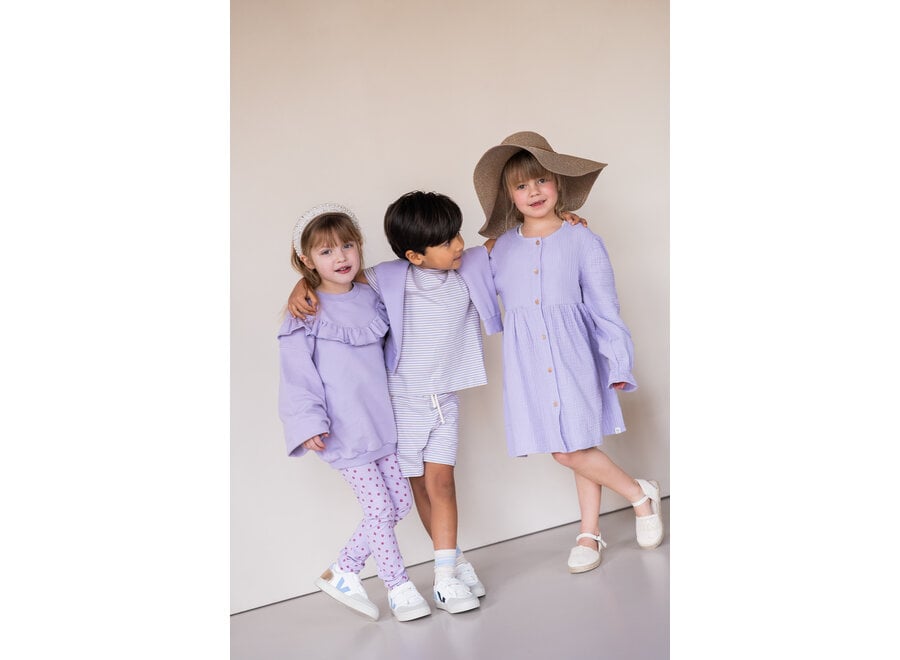 Niels short - Lila stripe